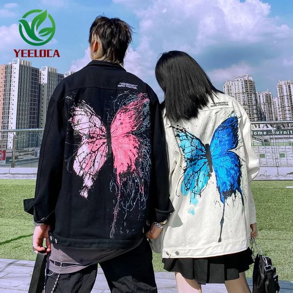 men's jackets 2021 autumn national trends hip-hop men denim jacket ins brand splash-ink butterfly loose lovers, Black;brown
men's jackets 2021 autumn national trends hip-hop men denim jacket ins brand splash-ink butterfly loose lovers, Black;brown