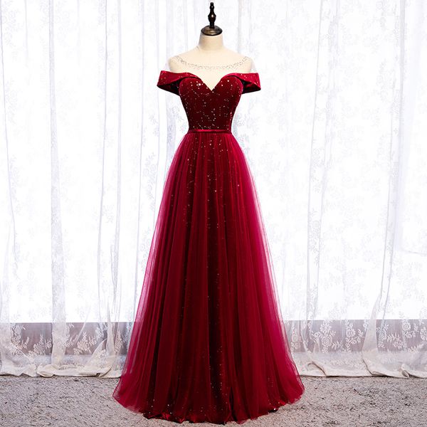 women walk beside you plus size evening dresses long burgundy beading sequin off shoulder formal party prom gowns custom made, Black;red
women walk beside you plus size evening dresses long burgundy beading sequin off shoulder formal party prom gowns custom made, Black;red