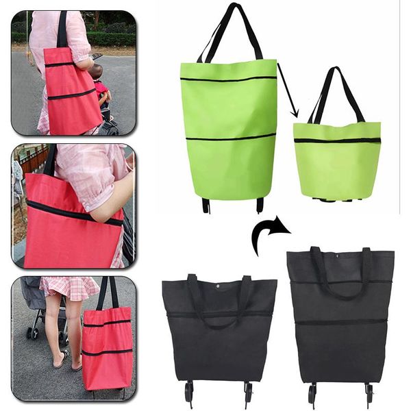 storage bags folding shopping pull cart trolley bag with wheels foldable reusable grocery food organizer vegetables
storage bags folding shopping pull cart trolley bag with wheels foldable reusable grocery food organizer vegetables