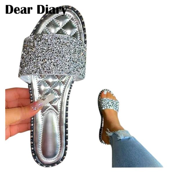 fashion sequins slippers women's crystal shimmering sandals summer beach party soft leather leisure shoes, Black
fashion sequins slippers women's crystal shimmering sandals summer beach party soft leather leisure shoes, Black