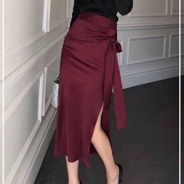 korean fashion skirts high-waisted long woman summer solid knee-length women clothing black for female 210604
korean fashion skirts high-waisted long woman summer solid knee-length women clothing black for female 210604