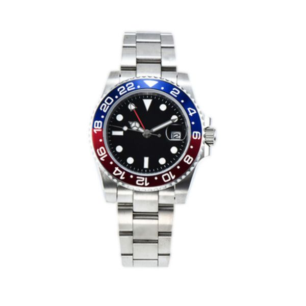 men's automatic mechanical luxury brand watch 116710 40mm gmt ii blro red blue ceramic 904l noob, Slivery;brown
men's automatic mechanical luxury brand watch 116710 40mm gmt ii blro red blue ceramic 904l noob, Slivery;brown