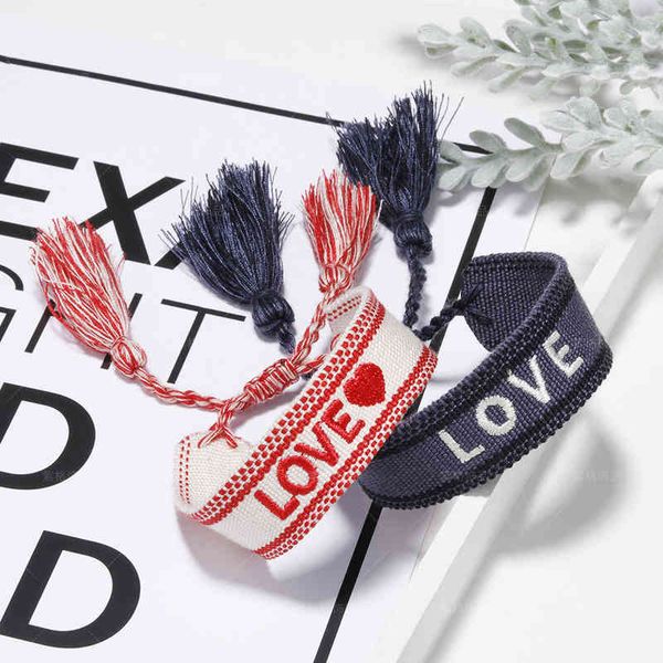 bangle charm bracelets love embroidered bracelet women's wrist band knitting hand rope bohemian trinkets, Golden;silver
bangle charm bracelets love embroidered bracelet women's wrist band knitting hand rope bohemian trinkets, Golden;silver