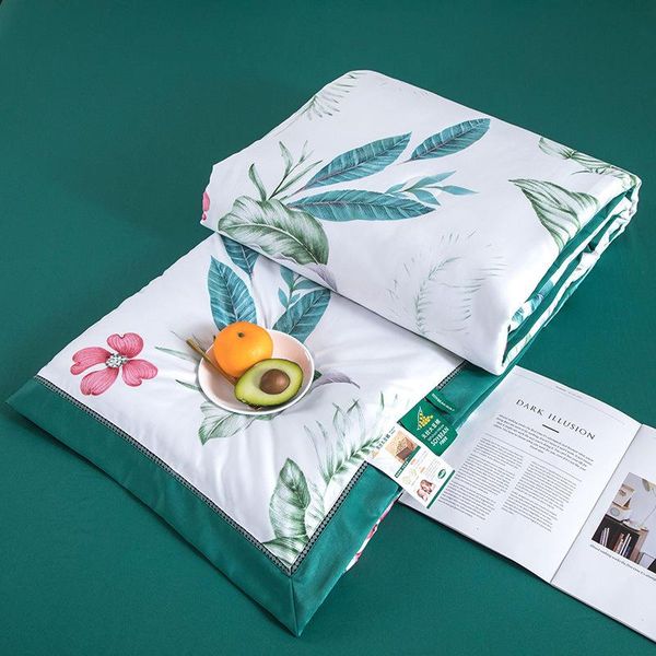 comforters & sets tencel fruit pattern summer quilt air-conditioned blanket cool household single double office children
comforters & sets tencel fruit pattern summer quilt air-conditioned blanket cool household single double office children