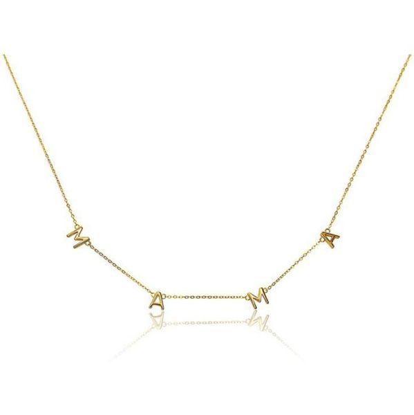 ornaments mama necklace lettering hanging pendant electric plated mother clavicle chain simplice wholesale chokers, Golden;silver
ornaments mama necklace lettering hanging pendant electric plated mother clavicle chain simplice wholesale chokers, Golden;silver