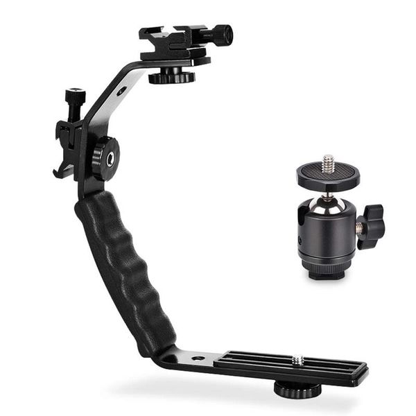 tripod heads l bracket padded handheld holder brackets heavy duty adapter with ball head and dual flash cold shoe mount for dslr camera
tripod heads l bracket padded handheld holder brackets heavy duty adapter with ball head and dual flash cold shoe mount for dslr camera