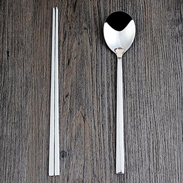 chopsticks chinese style flat metal non-slip stainless reusable set with sticks spoon steel n4y9
chopsticks chinese style flat metal non-slip stainless reusable set with sticks spoon steel n4y9