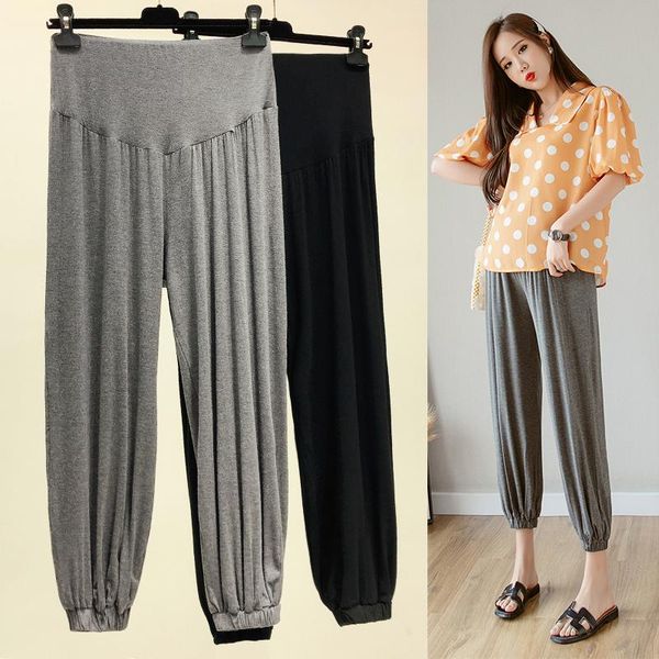 maternity bottoms 6029# pants summer thin cool casual loose comfy belly support elastic waist trousers, White
maternity bottoms 6029# pants summer thin cool casual loose comfy belly support elastic waist trousers, White