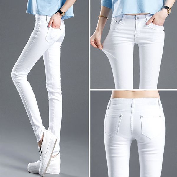 2011white high waist jeans women 2021 spring jeans woman skinny slim ol office lady denim pencil pants female jeans femme trousers, Blue
2011white high waist jeans women 2021 spring jeans woman skinny slim ol office lady denim pencil pants female jeans femme trousers, Blue