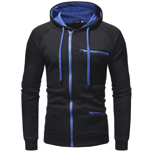 men's hoodies & sweatshirts fashion casual plus velvet gradient sweater foreign trade europe and the united states zipper hoodie autumn, Black
men's hoodies & sweatshirts fashion casual plus velvet gradient sweater foreign trade europe and the united states zipper hoodie autumn, Black