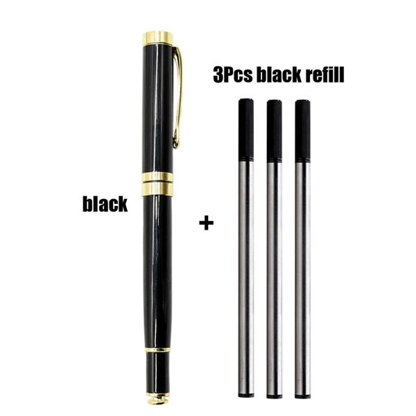ballpoint pens 1set metal pen el business office signature and replaceable refill school supplies, Blue;orange
ballpoint pens 1set metal pen el business office signature and replaceable refill school supplies, Blue;orange