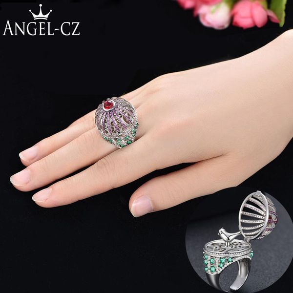 exclusive party jewelry multicolor cz with red stone lucky dancing bird vintage big open finger ring for women man ar070 cluster rings, Golden;silver
exclusive party jewelry multicolor cz with red stone lucky dancing bird vintage big open finger ring for women man ar070 cluster rings, Golden;silver