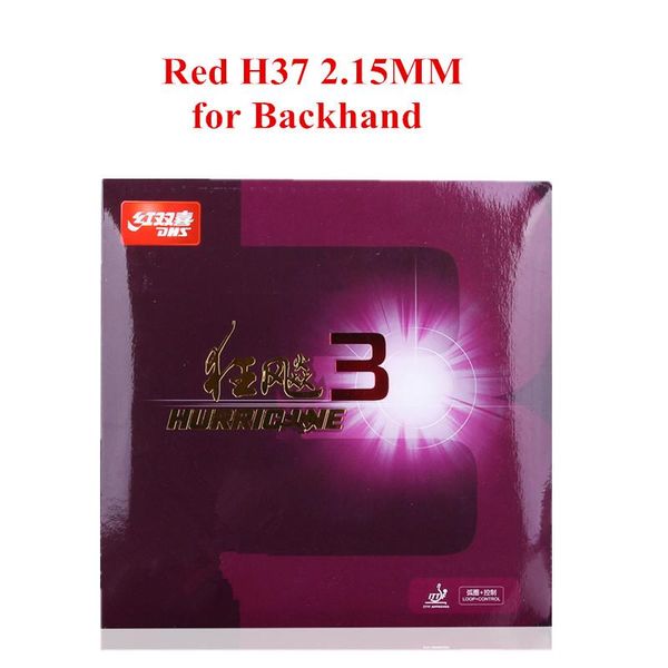 table tennis raquets dhs hurricane 3 h37 for backhand control / loop pips-in (pingpong) rubber with sponge
table tennis raquets dhs hurricane 3 h37 for backhand control / loop pips-in (pingpong) rubber with sponge