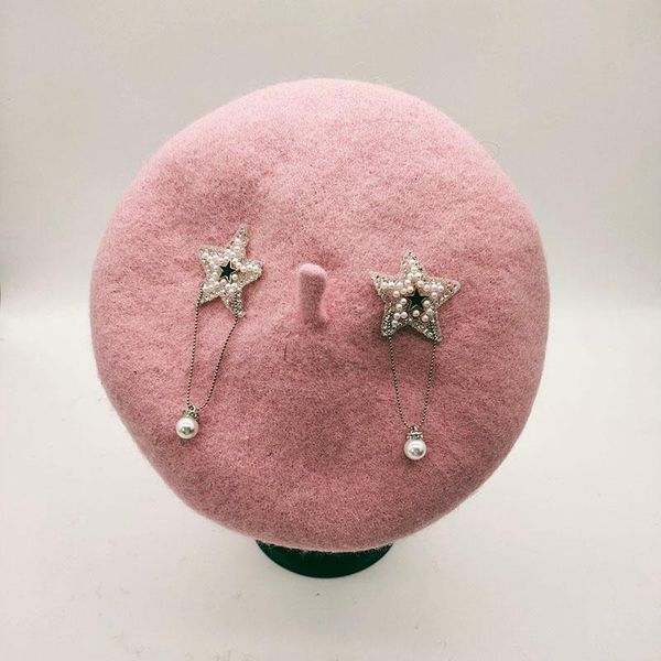 caps & hats children winter wool soft beret autumn kid's casual woolen pearl rhinestones star lips keep warm wholesale, Yellow
caps & hats children winter wool soft beret autumn kid's casual woolen pearl rhinestones star lips keep warm wholesale, Yellow
