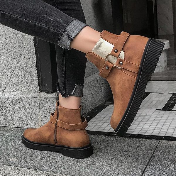 boots women ankle plus size 22-28cm length autumn and winter short plush warm side zipper fashion all-match, Black
boots women ankle plus size 22-28cm length autumn and winter short plush warm side zipper fashion all-match, Black