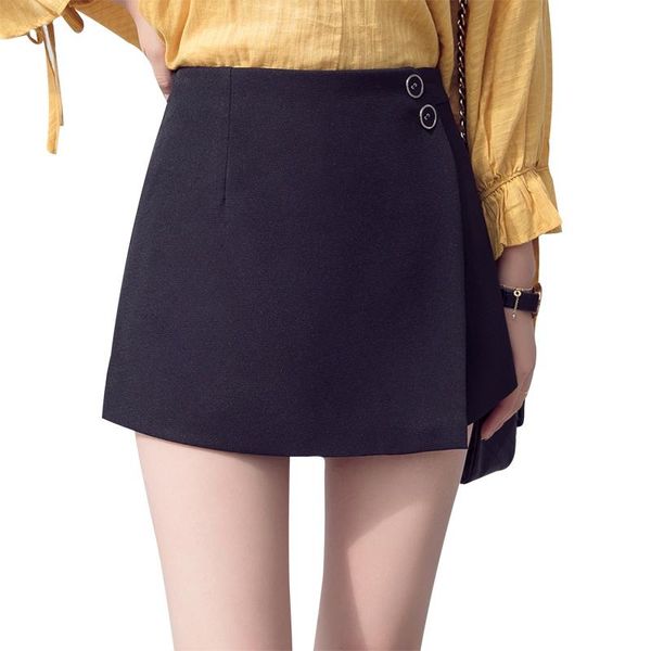 women's shorts spring summer women girl irregular casual wide leg slim skirts bottoms high waist ladies work wear, White;black
women's shorts spring summer women girl irregular casual wide leg slim skirts bottoms high waist ladies work wear, White;black
