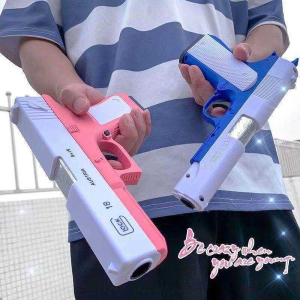 girl pink shell throwing glock soft boy down bullet simulation children's m191 toy
girl pink shell throwing glock soft boy down bullet simulation children's m191 toy