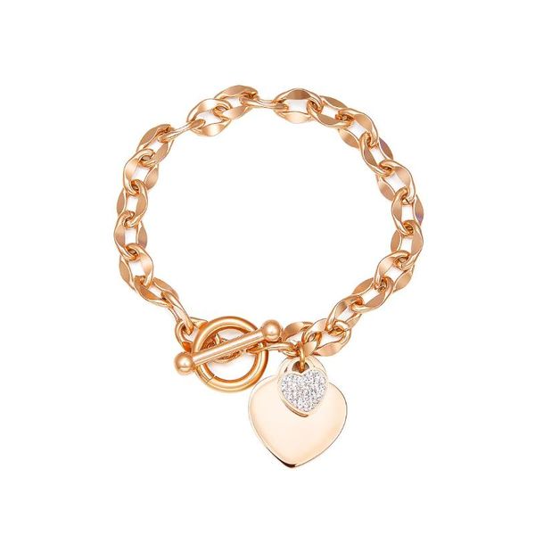 charm bracelets jhsl brand fashion jewelry silver rose gold color stainless steel girlfriend gift female women with heart, Golden;silver
charm bracelets jhsl brand fashion jewelry silver rose gold color stainless steel girlfriend gift female women with heart, Golden;silver
