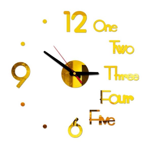 wall clocks diy clock 3d mute mirror stickers self-adhesive for living room office decoration modern quartz needle hanging
wall clocks diy clock 3d mute mirror stickers self-adhesive for living room office decoration modern quartz needle hanging
