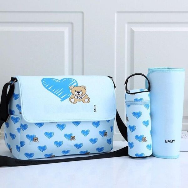 diaper bags a6140 brand mummy bag pad feeding bottle three-piece set nanny for born baby
diaper bags a6140 brand mummy bag pad feeding bottle three-piece set nanny for born baby