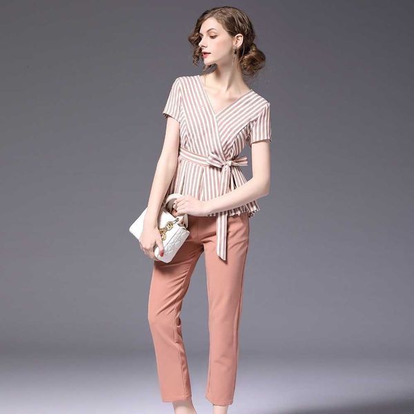 women's pants & capris nova chegada manga curta chiffon camisa e mulheres set moda casual senhora camisas com calas de duas peas define, Black;white
women's pants & capris nova chegada manga curta chiffon camisa e mulheres set moda casual senhora camisas com calas de duas peas define, Black;white