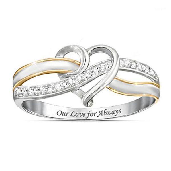 wedding rings trendy fashion two-color romantic love lettering ring women's holiday gift jewelry wholesale1, Slivery;golden
wedding rings trendy fashion two-color romantic love lettering ring women's holiday gift jewelry wholesale1, Slivery;golden