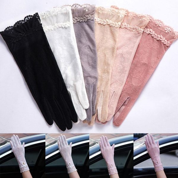 scarves silk thin breathable mesh women sunscreen gloves anti-uv female skid driving lace touch screen, Blue;gray
scarves silk thin breathable mesh women sunscreen gloves anti-uv female skid driving lace touch screen, Blue;gray
