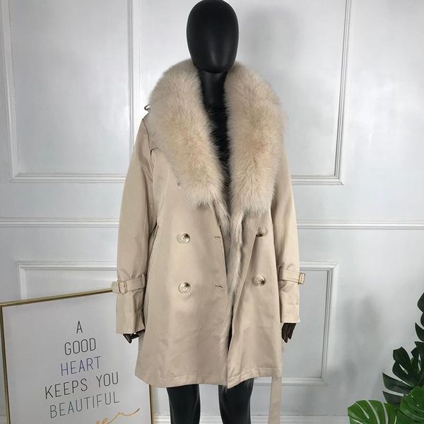 women's fur & faux womens parka with natural coat 2021 fashion shaw collar 80 cm long, Black
women's fur & faux womens parka with natural coat 2021 fashion shaw collar 80 cm long, Black