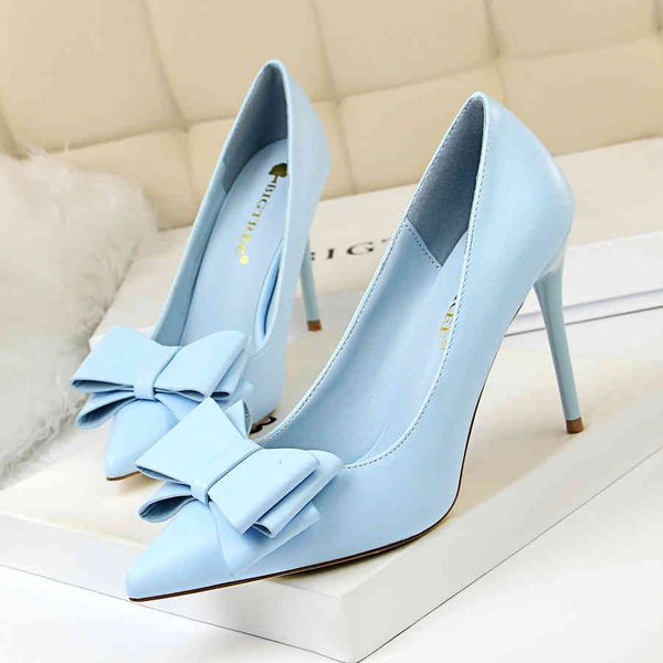 dress shoes beautiful bow women high heels pumps 's shoes tip 10cm thin 7 colour wedding woman plus size 34-43 nunx, Black
dress shoes beautiful bow women high heels pumps 's shoes tip 10cm thin 7 colour wedding woman plus size 34-43 nunx, Black