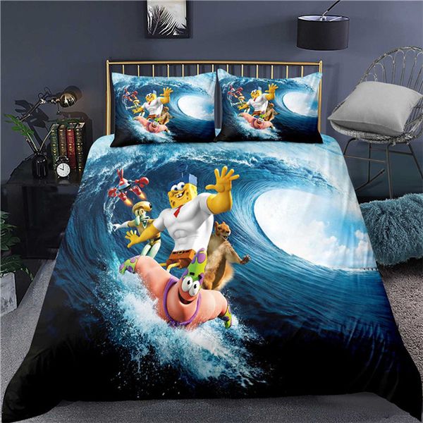 selling cartoon spongebob 3d printing colorful bedding sets duvet cover-101
selling cartoon spongebob 3d printing colorful bedding sets duvet cover-101