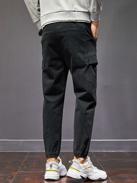 men's jeans autumn black casual brand loose large elastic waist tie feet harlan pants fashion 0qkn, Blue
men's jeans autumn black casual brand loose large elastic waist tie feet harlan pants fashion 0qkn, Blue