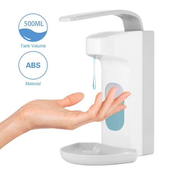 liquid soap dispenser elbow press disinfectant wall-mounted pumps for el kitchen 500ml
liquid soap dispenser elbow press disinfectant wall-mounted pumps for el kitchen 500ml