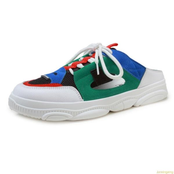 platform sandals woman shoes 2021 ins fashion breathable casual couple patchwork flat slides for, Black
platform sandals woman shoes 2021 ins fashion breathable casual couple patchwork flat slides for, Black