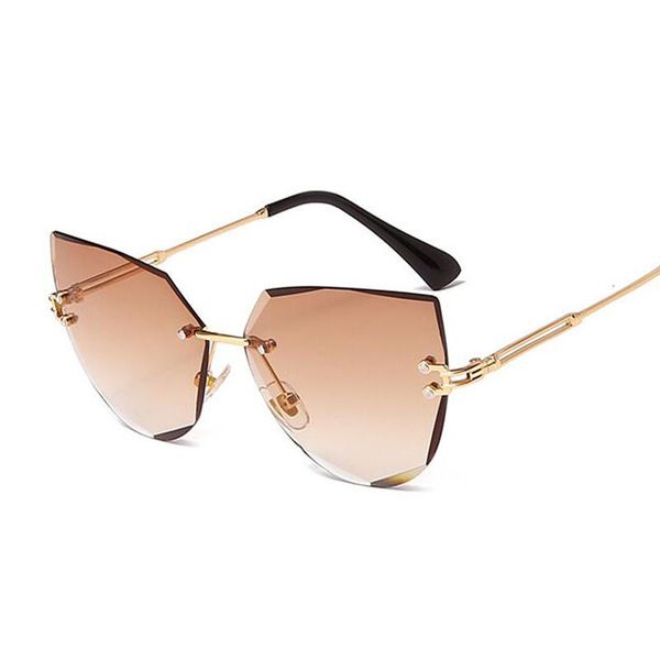 outdoor eyewear classic rimless vintage cat eye sunglasses women gradient mirror frameless sun glasses female retro fashion oculos de sol
outdoor eyewear classic rimless vintage cat eye sunglasses women gradient mirror frameless sun glasses female retro fashion oculos de sol
