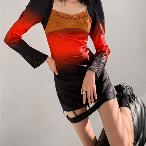 casual dresses gradient suede cut out women puff sleeve square neck red long tunic mini 2021 fashion clothing 36iv, Black;gray
casual dresses gradient suede cut out women puff sleeve square neck red long tunic mini 2021 fashion clothing 36iv, Black;gray