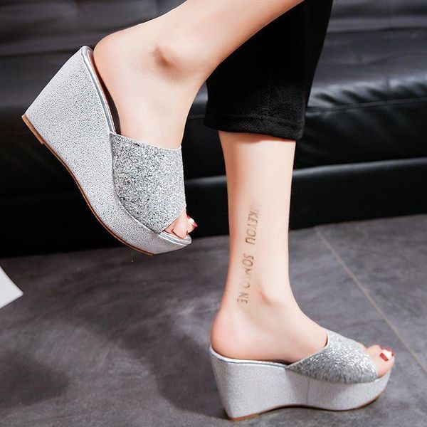 fashion 2021 summer women's sandals peep-toe shoes woman high-heeled platfroms casual wedges for women high heels, Black
fashion 2021 summer women's sandals peep-toe shoes woman high-heeled platfroms casual wedges for women high heels, Black
