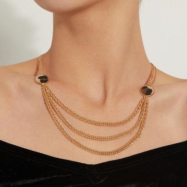 chains leopard print link necklaces for women gold color clavicle chain short necklace female 2021 fashion jewelry simple, Silver
chains leopard print link necklaces for women gold color clavicle chain short necklace female 2021 fashion jewelry simple, Silver