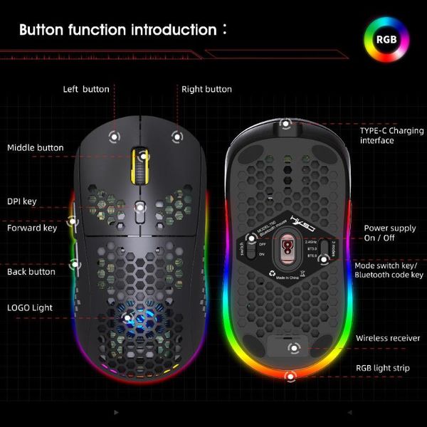 mice beesclover wireless mouse 2.4 ghz bt3.0 bt5.0 2.4g rgb luminous gaming type-c rechargeable r57
mice beesclover wireless mouse 2.4 ghz bt3.0 bt5.0 2.4g rgb luminous gaming type-c rechargeable r57