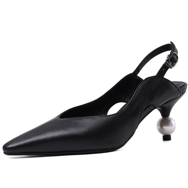 dress shoes women's genuine leather beading beel pointed toe slip-on pumps elegant ladies thin high heel evening bride slingback, Black
dress shoes women's genuine leather beading beel pointed toe slip-on pumps elegant ladies thin high heel evening bride slingback, Black