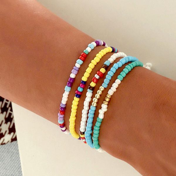 beaded, strands summer bohemian ethnic style handworn colorful rice bead bracelets small fresh multicolor for women jewelery, Black
beaded, strands summer bohemian ethnic style handworn colorful rice bead bracelets small fresh multicolor for women jewelery, Black