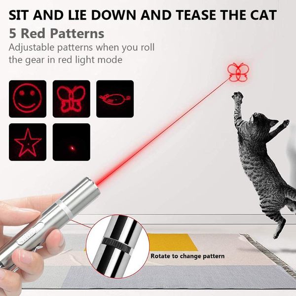 cat toys 3 in 1 mini red laser pointer led torch and uv light pen tool for training usb rechargeable
cat toys 3 in 1 mini red laser pointer led torch and uv light pen tool for training usb rechargeable