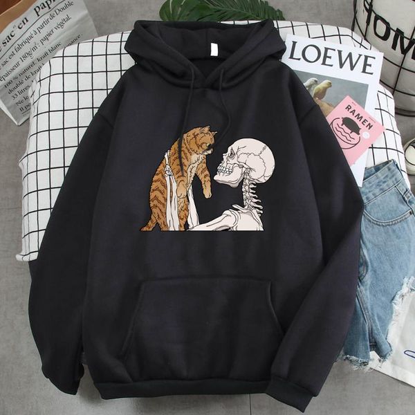 men's hoodies & sweatshirts funny cat and skull cartoon kawaii man hoody oversize hip hop men harajuku hoodie fashion brand punk mens, Black
men's hoodies & sweatshirts funny cat and skull cartoon kawaii man hoody oversize hip hop men harajuku hoodie fashion brand punk mens, Black