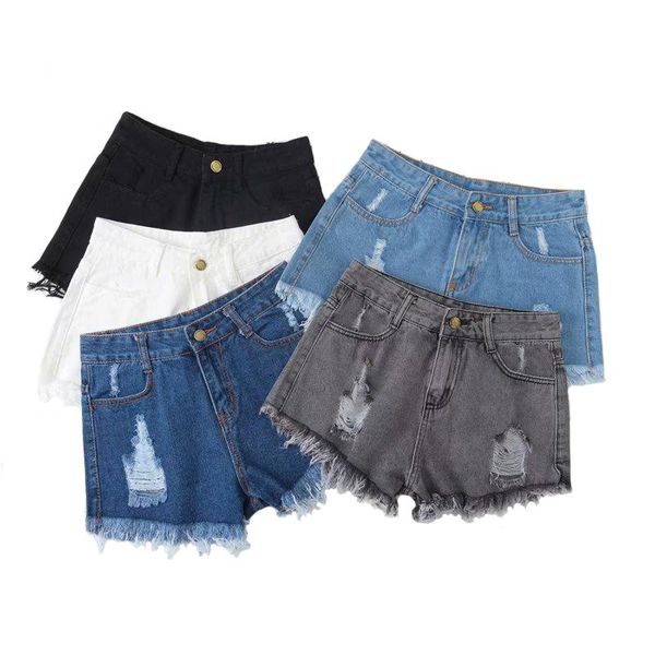 women's jeans zoki plus size women denim shorts fashion high waist ripped korean loose boyfriend causal pockets tassel 4xl 2021, Blue
women's jeans zoki plus size women denim shorts fashion high waist ripped korean loose boyfriend causal pockets tassel 4xl 2021, Blue
