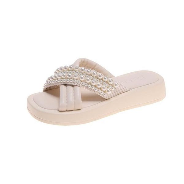 slippers women's shoes 2021 summer pearl sandals ins casual fashion flat-bottomed cross female outer wear, Black
slippers women's shoes 2021 summer pearl sandals ins casual fashion flat-bottomed cross female outer wear, Black