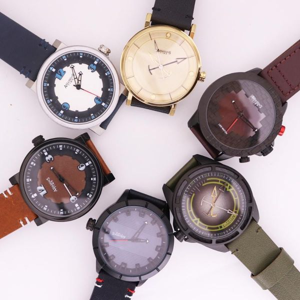 wristwatches sale assassin's time miyota mov't discount men's watch sport punk style real genuine leather man bracelet boy�, Slivery;brown
wristwatches sale assassin's time miyota mov't discount men's watch sport punk style real genuine leather man bracelet boy�, Slivery;brown