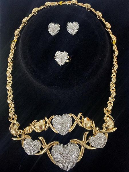 earrings & necklace 2 sets/box jewelry set for women fashion 14k gold plated bride, Silver
earrings & necklace 2 sets/box jewelry set for women fashion 14k gold plated bride, Silver