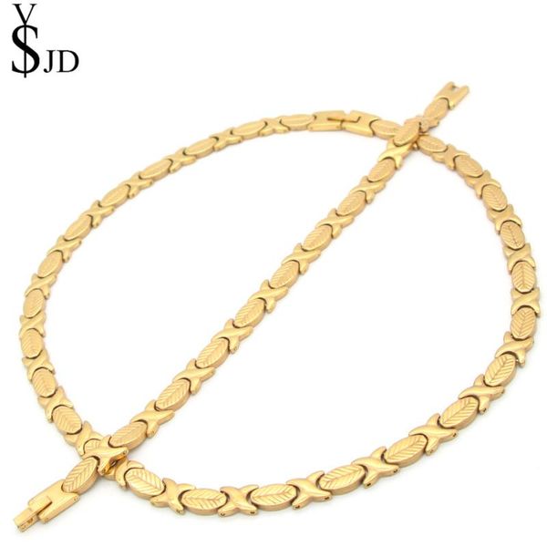 earrings & necklace ysjd fashion jewelry set leaf design stainless steel 12mm width gold necklace&bracelets sets for women and men gifts, Silver
earrings & necklace ysjd fashion jewelry set leaf design stainless steel 12mm width gold necklace&bracelets sets for women and men gifts, Silver