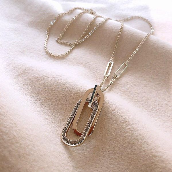 pendant necklaces fashion crystal zircon long necklace for women sweater chain girl dress accessories punk jewelry anniversary gifts, Silver
pendant necklaces fashion crystal zircon long necklace for women sweater chain girl dress accessories punk jewelry anniversary gifts, Silver