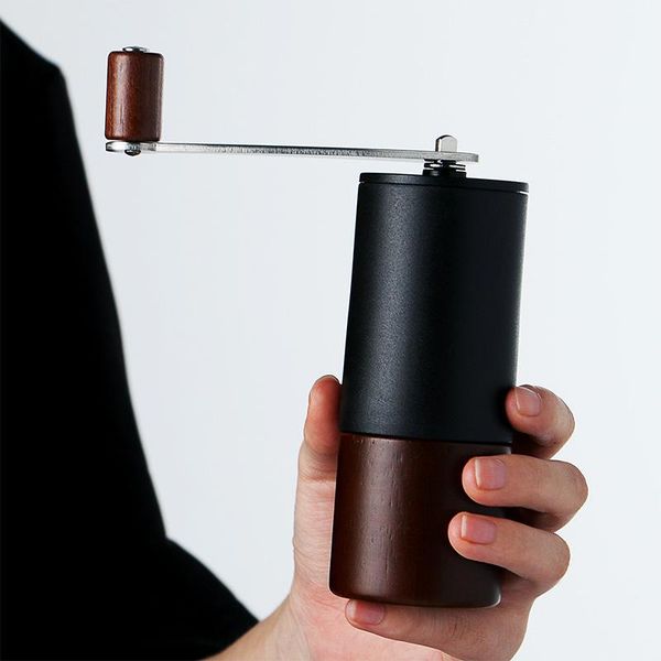 manual coffee grinders portable wood grain 49mm grinder aluminum stainless steel burr conical coffe bean miller
manual coffee grinders portable wood grain 49mm grinder aluminum stainless steel burr conical coffe bean miller