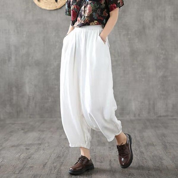 women's pants & capris 2021 summer literature and art retro cotton linen plus size baggy large slim casual loose, Black;white
women's pants & capris 2021 summer literature and art retro cotton linen plus size baggy large slim casual loose, Black;white